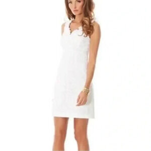 Lilly Pulitzer Phoebe Paisley White Lace Dress